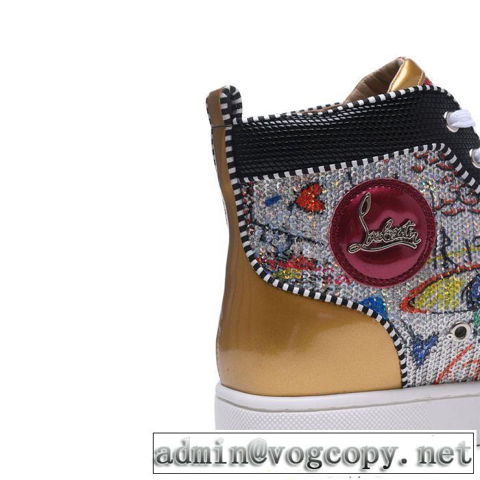 Christian Louboutinルブタンスニーカーコピー超激得100%新品メンズハイカットシューズ通勤通学靴