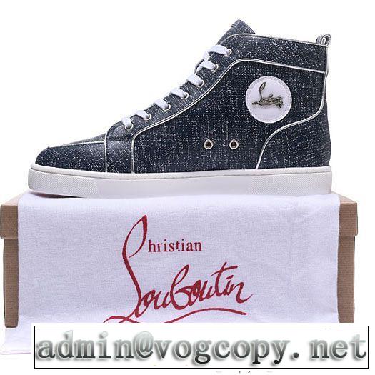Christian Louboutinクリスチャンルブタンスニーカーコピーブランドお洒落度をアップさせるメンズハイカットシューズ