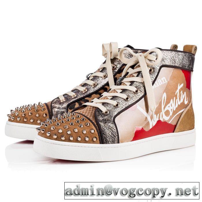 高級感が漂う ハイトップシューズクリスチャンルブタン Christian Louboutin スニーカー、靴 激安特売中