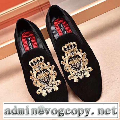  超お買い得ドルチェ＆ガッバーナ大胆なデザイン  Dolce&Gabbana スリップオン