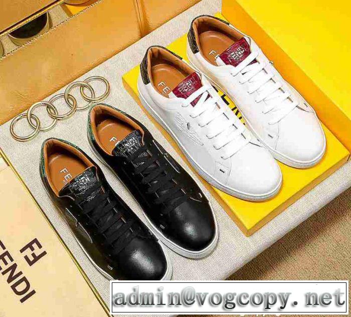  超お買い得 2018新品入荷 フェンディ FENDI 2色可選 激安特売中 カジュアルシューズ