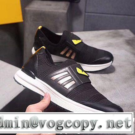 現代的な印象2色可選 スニーカー、靴超目玉新作 フェンディ軽量で疲れにくい FENDI