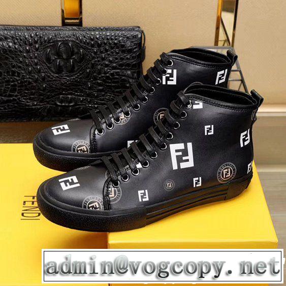 ハイトップシューズ 冬限定の人気おすすめ 2色可選 激安通販限定商品 フェンディ FENDI