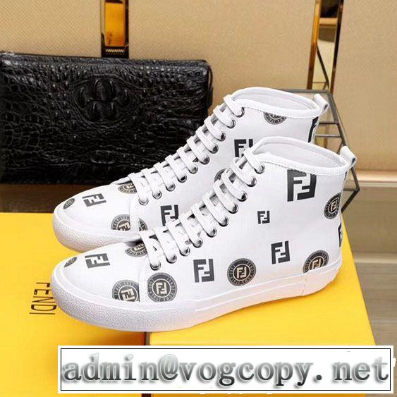 ハイトップシューズ 冬限定の人気おすすめ 2色可選 激安通販限定商品 フェンディ FENDI