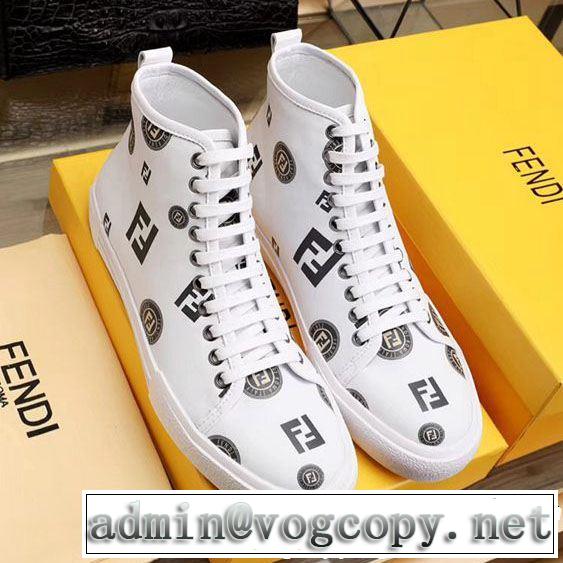 ハイトップシューズ 冬限定の人気おすすめ 2色可選 激安通販限定商品 フェンディ FENDI