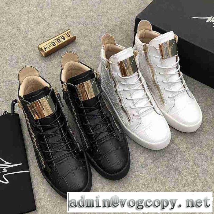 現代的な印象 ジュゼッペ ザノッティ2018新品入荷 GIUSEPPE ZANOTTI 2色選択可 ハイトップシューズ 超目玉新作