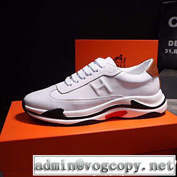 ランニング 長く使える シューズ エルメス HERMES 2018新品入荷 2色可選
