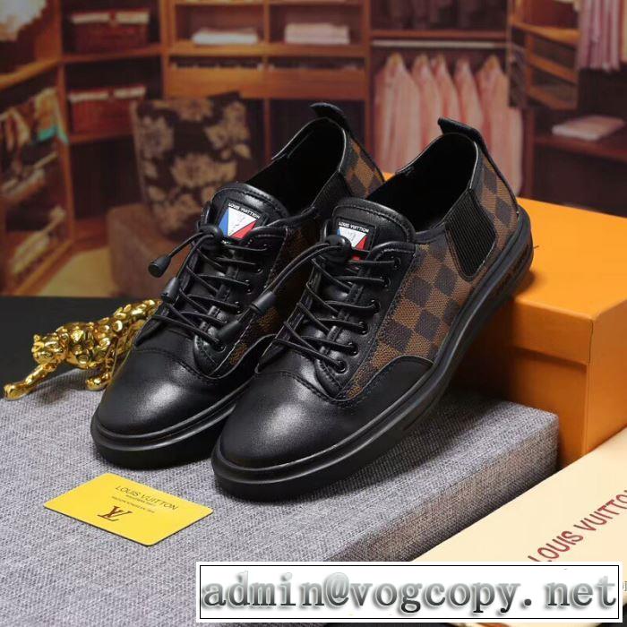 高品質な2色可選 ルイ ヴィトン LOUIS VUITTON カジュアルシューズ18ＳＳ美品