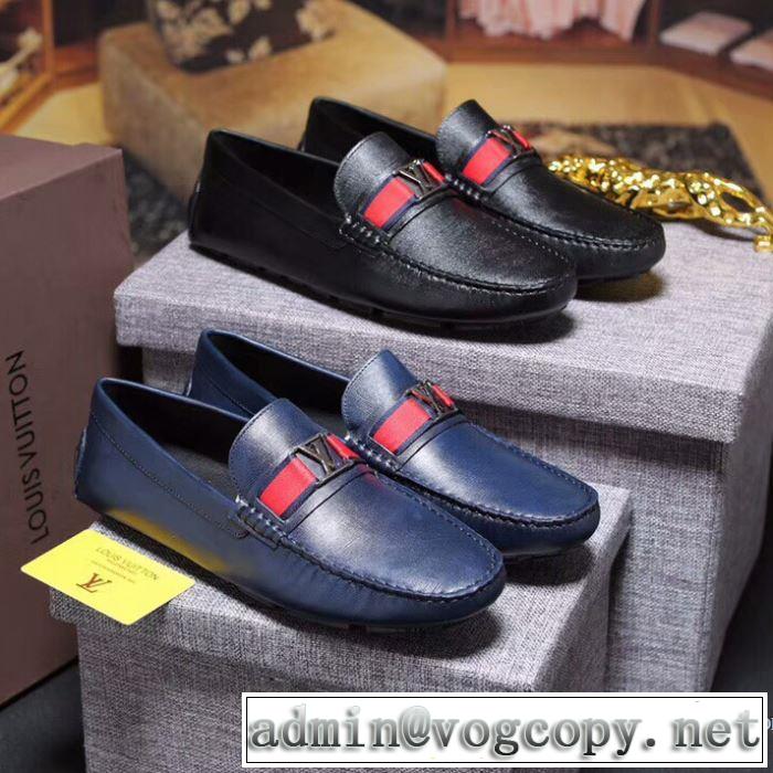 18SS ルイ ヴィトン LOUIS VUITTON 2色可選 フラットシューズ今年っぽくNEWファッション