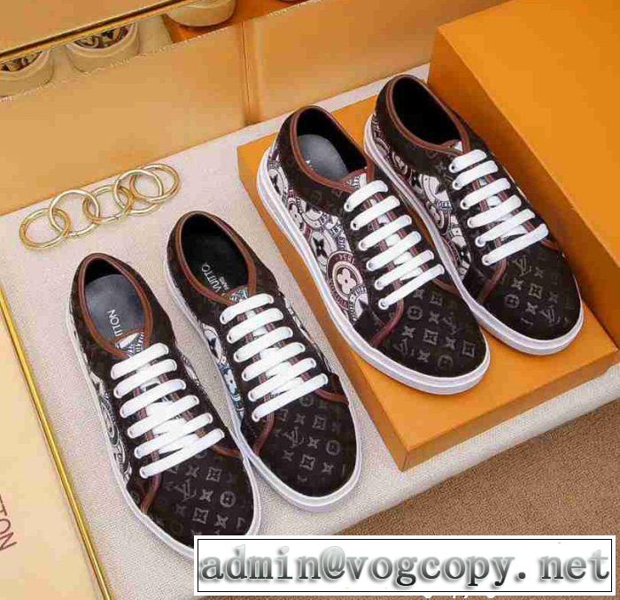  カジュアルシューズ 2色可選 2018新品入荷 ルイ ヴィトン LOUIS VUITTON 超人気美品
