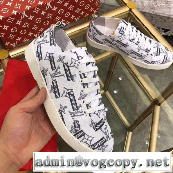 LOUIS VUITTON スニーカー、靴2018人気の主流アイテム3色可選希少性の高い ルイ ヴィトン