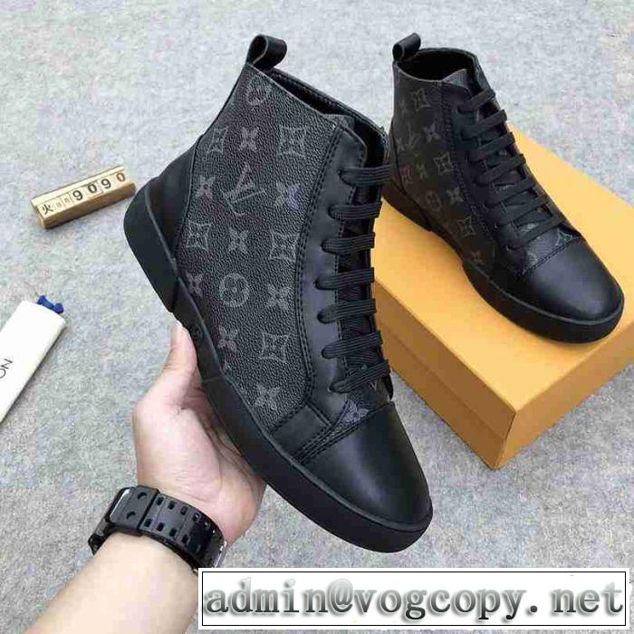  超目玉新作 ハイトップシューズ 2色選択可 18ＳＳ美品 ルイ ヴィトン LOUIS VUITTON 希少性の高い