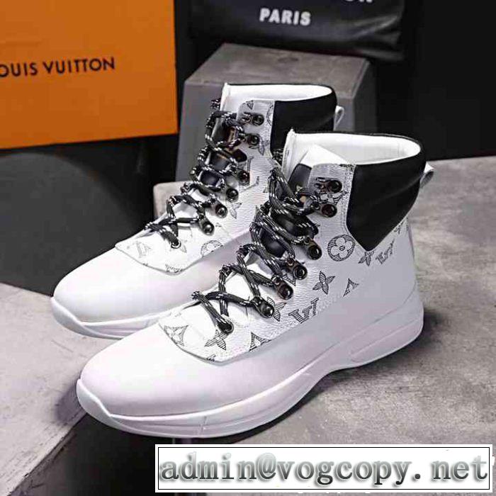  ハイトップシューズ 在庫を確保ルイ ヴィトン LOUIS VUITTON 2018年秋冬入荷 2色選択可