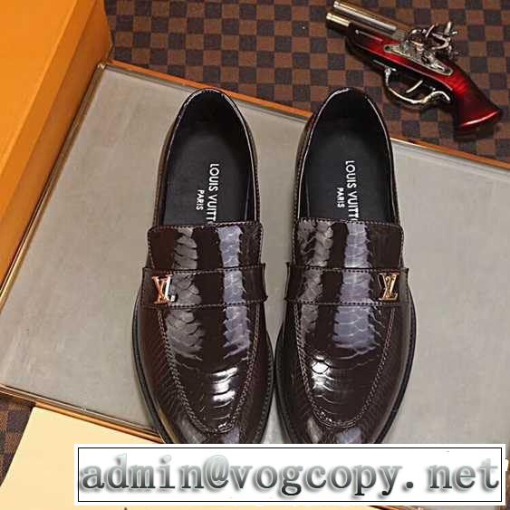 革靴 お洒落で人気アイテム 2色可選 ルイ ヴィトン LOUIS VUITTON 新作を取り上げ
