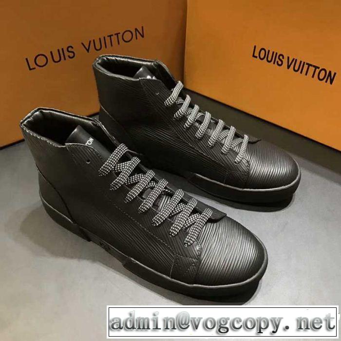 ルイ ヴィトン LOUIS VUITTON 人気ブランド新作 ハイトップシューズ 毎日でも使える人気商品 2色可選