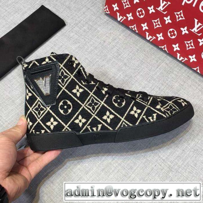 ルイ ヴィトン LOUIS VUITTON ハイトップシューズ  クリスマスおすすめアイテム  2018夏更新人気商品