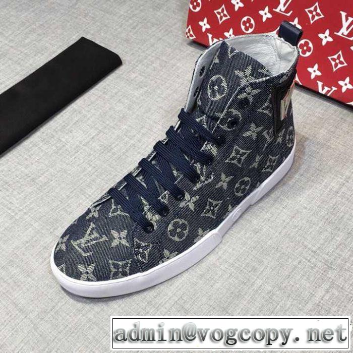 最新版おすすめ商品 ルイ ヴィトン LOUIS VUITTON ハイトップシューズ 新入荷アイテムの通販
