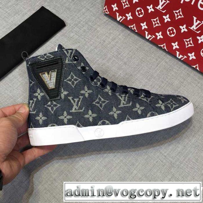 最新版おすすめ商品 ルイ ヴィトン LOUIS VUITTON ハイトップシューズ 新入荷アイテムの通販