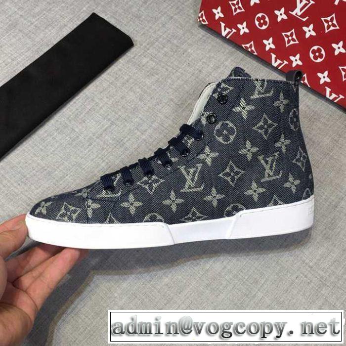 最新版おすすめ商品 ルイ ヴィトン LOUIS VUITTON ハイトップシューズ 新入荷アイテムの通販