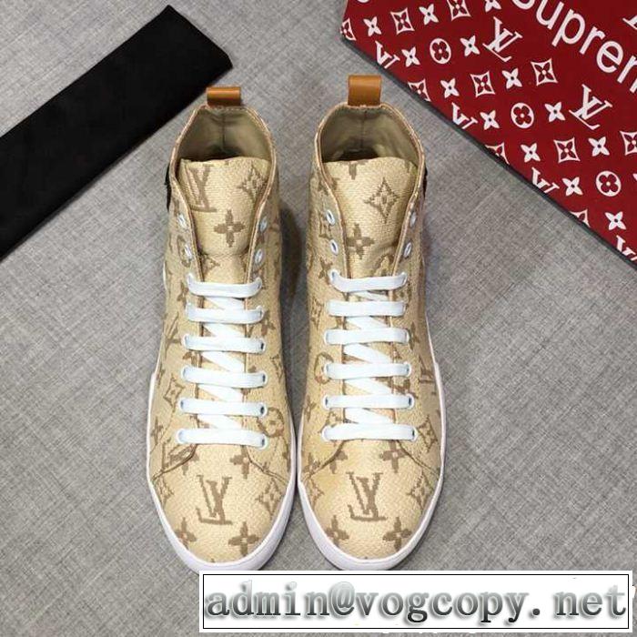 本当のオシャレアイテム ハイトップシューズ  新着アイテム最新 ルイ ヴィトン LOUIS VUITTON