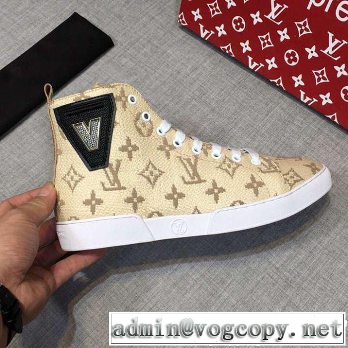 本当のオシャレアイテム ハイトップシューズ  新着アイテム最新 ルイ ヴィトン LOUIS VUITTON