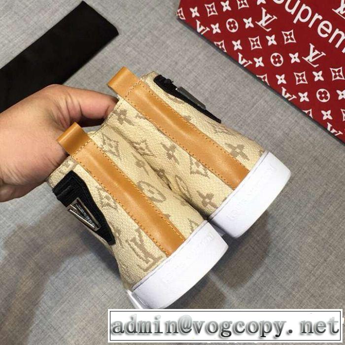 本当のオシャレアイテム ハイトップシューズ  新着アイテム最新 ルイ ヴィトン LOUIS VUITTON