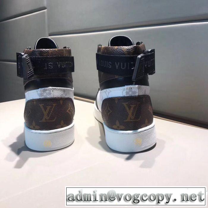 限定 2018年大人気 ハイトップシューズ  なぜか大人気！ 高品質 ルイ ヴィトン LOUIS VUITTON
