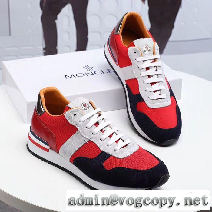 一番人気限定アイテム モンクレール MONCLER ランニングシューズ 2色可選 限定品もチェック！