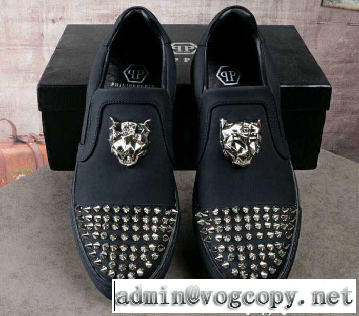 フィリッププレイン PHILIPP PLEIN 2018年春夏入荷 高感度アイテム カジュアルシューズ 2色可選