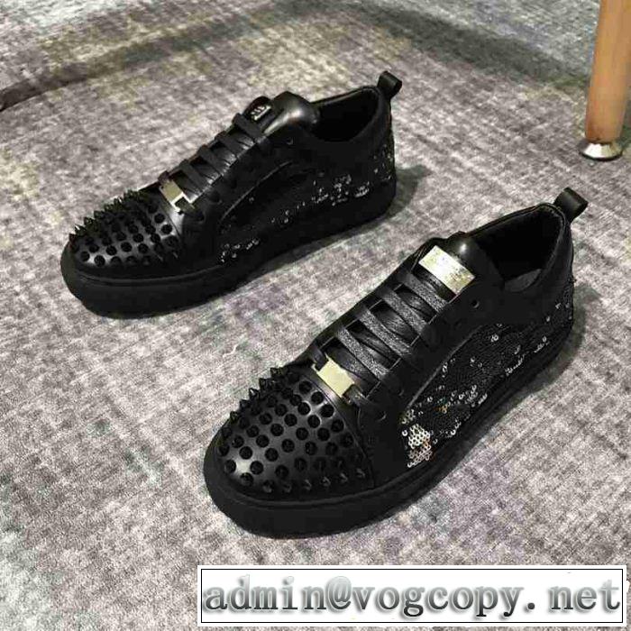 2018年限定発売新品 ランニングシューズ おすすめ数量限定品 フィリッププレイン PHILIPP PLEIN