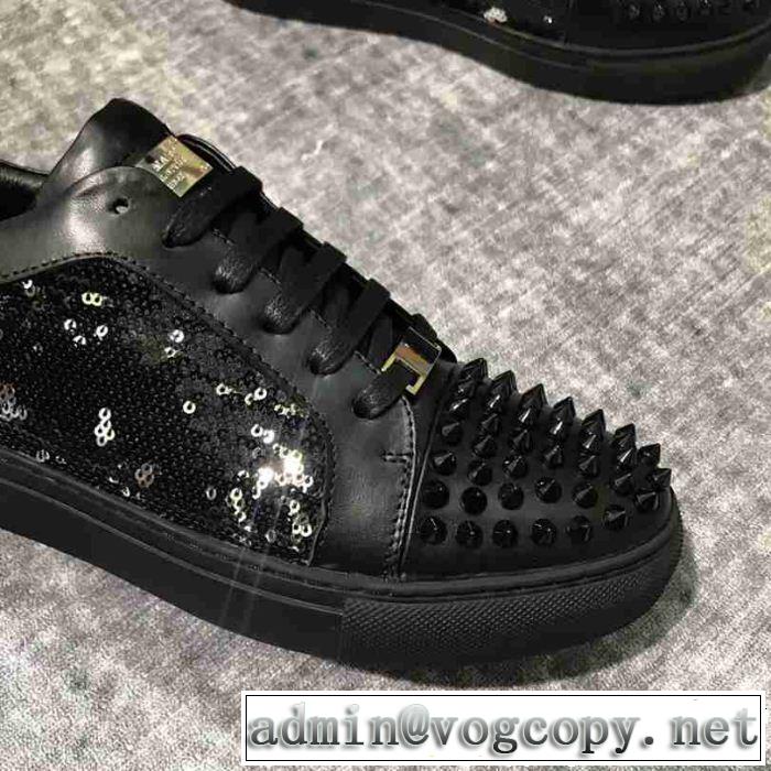 2018年限定発売新品 ランニングシューズ おすすめ数量限定品 フィリッププレイン PHILIPP PLEIN