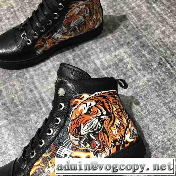 フィリッププレイン PHILIPP PLEIN 売り切れ続出！激安限定 ハイトップシューズ 定番から限定まで