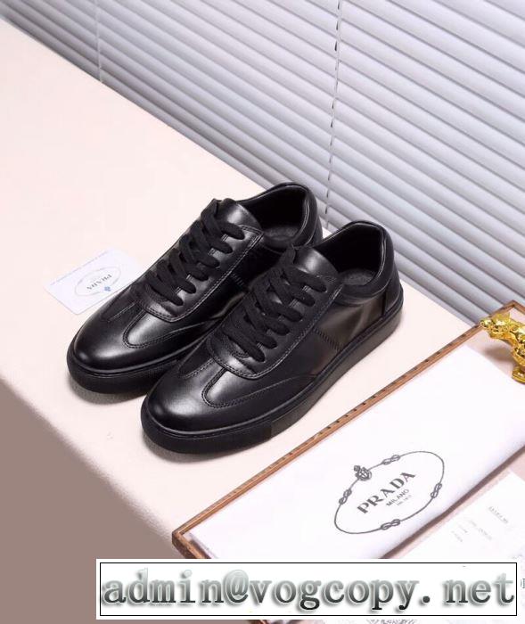 先行受注 2色可選 プラダ PRADA カジュアルシューズ2018最安値！