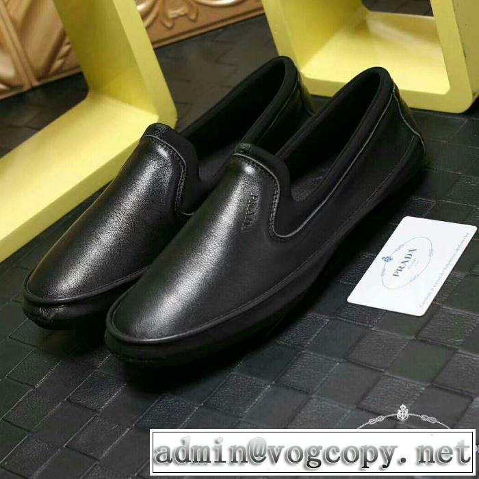 2018年春夏入荷 3色可選 美品*入手困難カジュアルシューズ プラダ PRADA