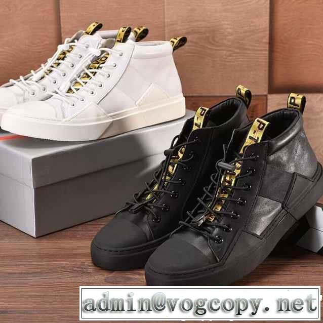 2色選択可 ハイトップシューズ   2018年人気満々のブランド プラダ PRADA数量限定再入荷