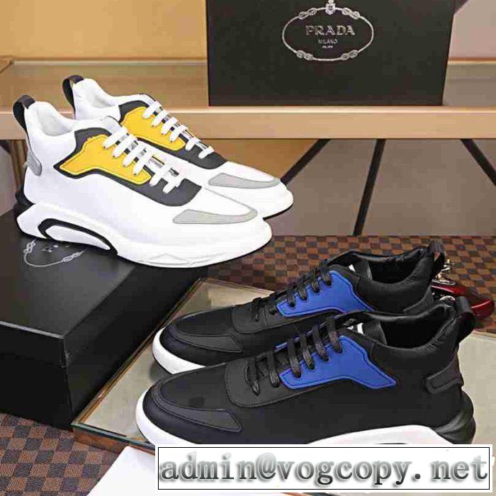  ランニングシューズ 人気限定値段が安い プラダ PRADA 2色可選 冬限定の人気おすすめ 