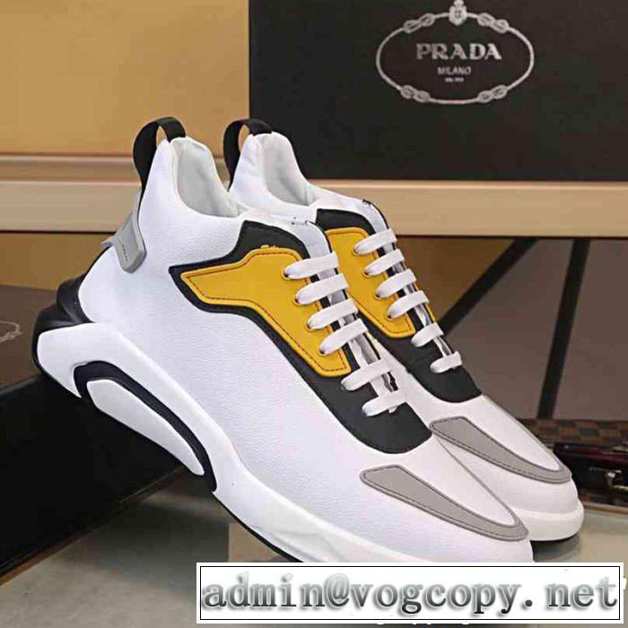 ランニングシューズ 人気限定値段が安い プラダ PRADA 2色可選 冬限定の人気おすすめ