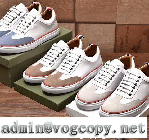 トムブラウン THOM BROWNE しっかりとした カジュアルシューズ 2018【SALE！】 3色可選