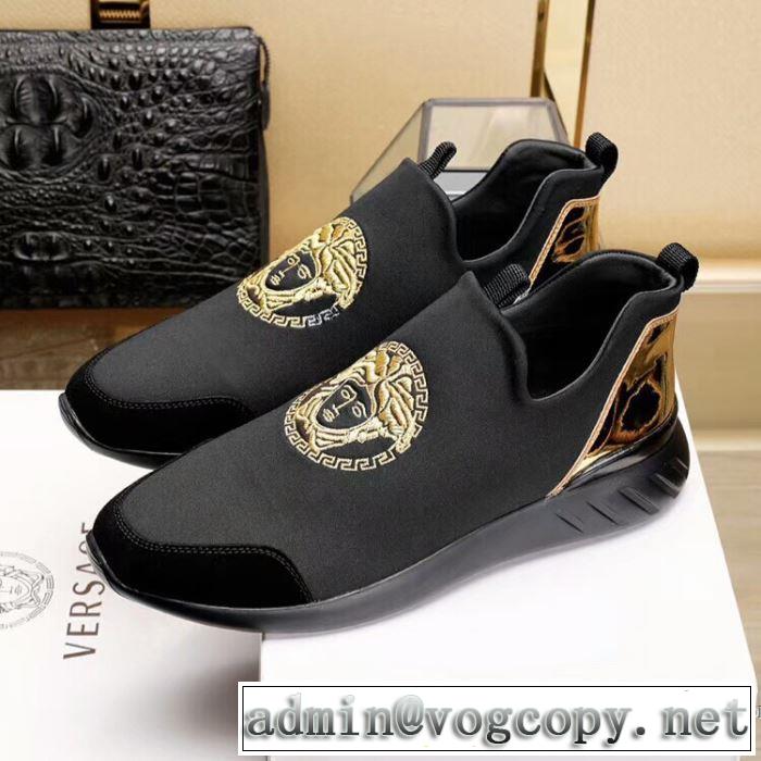絶妙な新商品 VERSACE スニーカー柔軟 2018新品 ヴェルサーチ