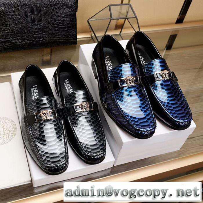 ストリートファッション 2色可選2018新品 ヴェルサーチ VERSACE カジュアルシューズ