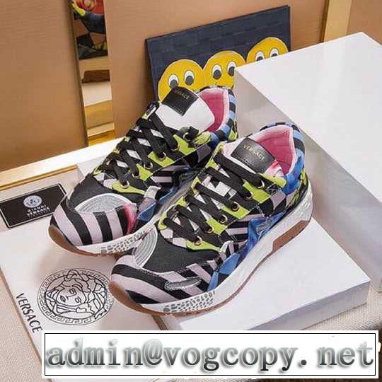 毎年大人気！2019 ランニングシューズ  2色可選 ヴェルサーチVERSACE なぜか大人気！ 高品質