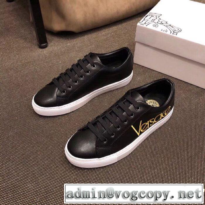 毎週更新ブランド新作 コレは買い！最安値 2色可選 ヴェルサーチVERSACE ランニングシューズ