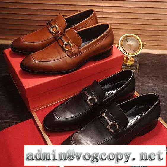 コスパ最高のプライス サルヴァトーレフェラガモ2018AW FERRAGAMO ビジネスシューズ2色可選