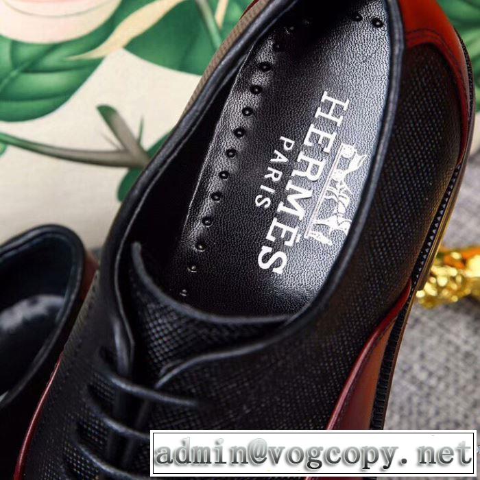 大流行中 エルメス HERMES 2018人気の主流アイテム  ビジネスシューズ  高品質な