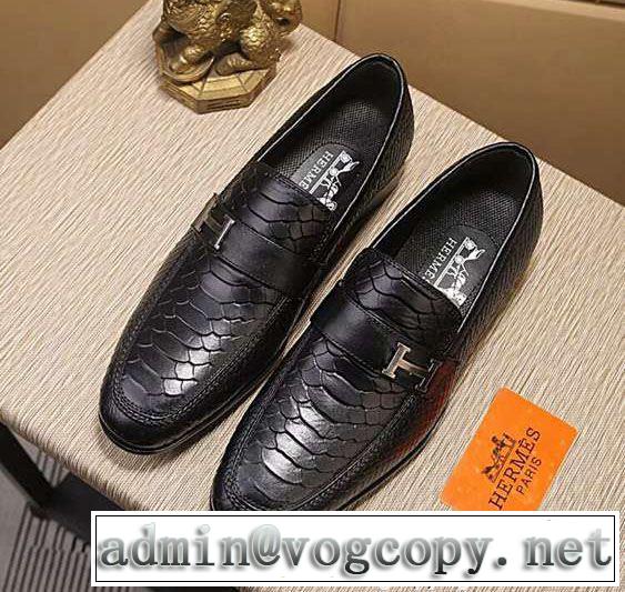 2018夏の定番新品到来! 上品キレイ エルメス HERMES 大流行中 ビジネスシューズ