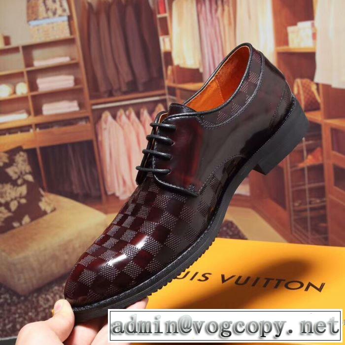 ルイ ヴィトン LOUIS VUITTON 一味違うデザイン 2018人気の主流アイテム  ビジネスシューズ 2色可選