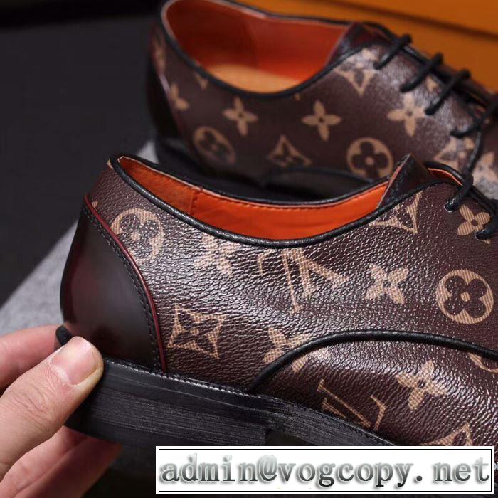 ビジネスシューズ ルイ ヴィトン LOUIS VUITTON 2018人気の主流アイテム  2色可選 大胆なデザイン
