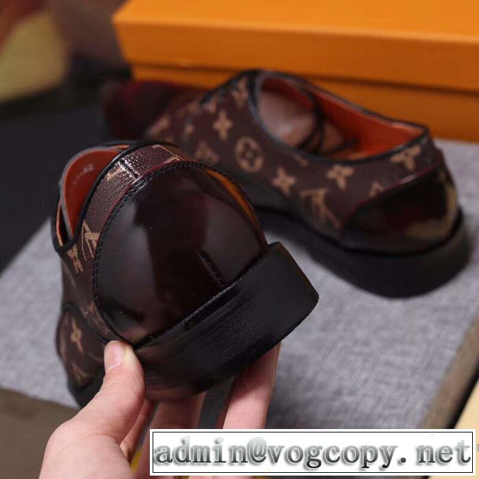 ビジネスシューズ ルイ ヴィトン LOUIS VUITTON 2018人気の主流アイテム  2色可選 大胆なデザイン