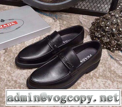 有名人同じアイテム プラダ PRADA 履き心地 2018年春夏シーズン ビジネスシューズ