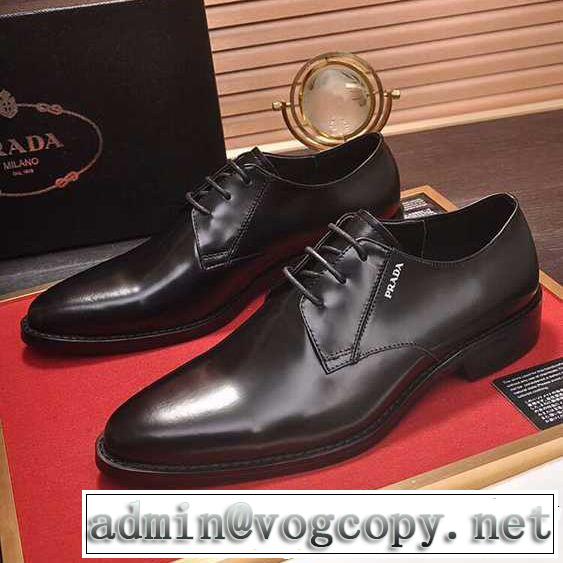 旬のアイテム ビジネスシューズファッショニスタ愛用プラダ PRADA 2018年秋冬入荷